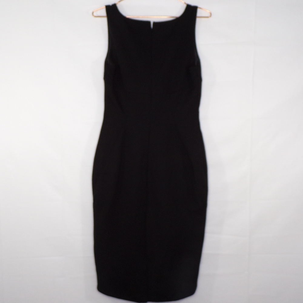 Sleeveless Black Sheath Dress - Classic Work to Evening - Picture 6 of 9